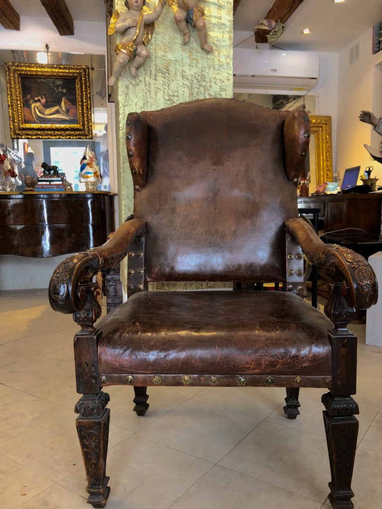 Antica Poltrona Veneziana sec. XVII°